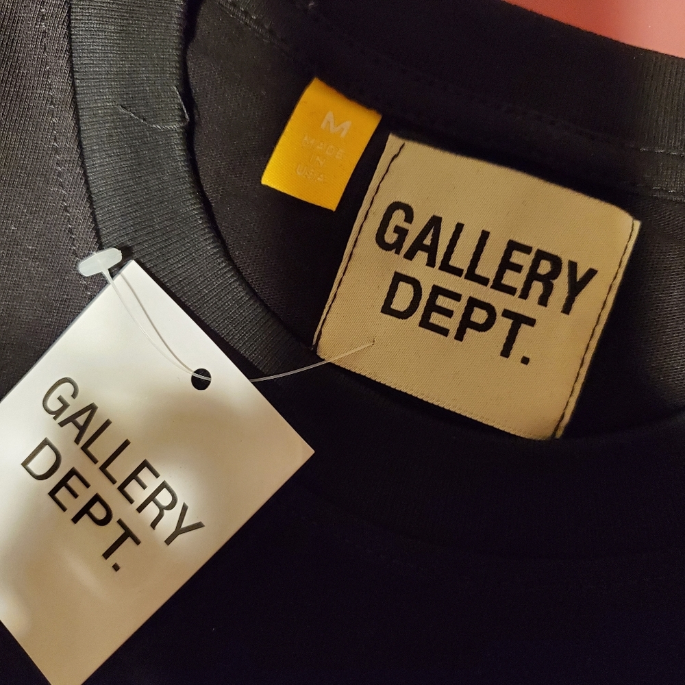 Gallery dept Hollywood CA Charcoal Grey t shirt mens large - Picture 9 of 10